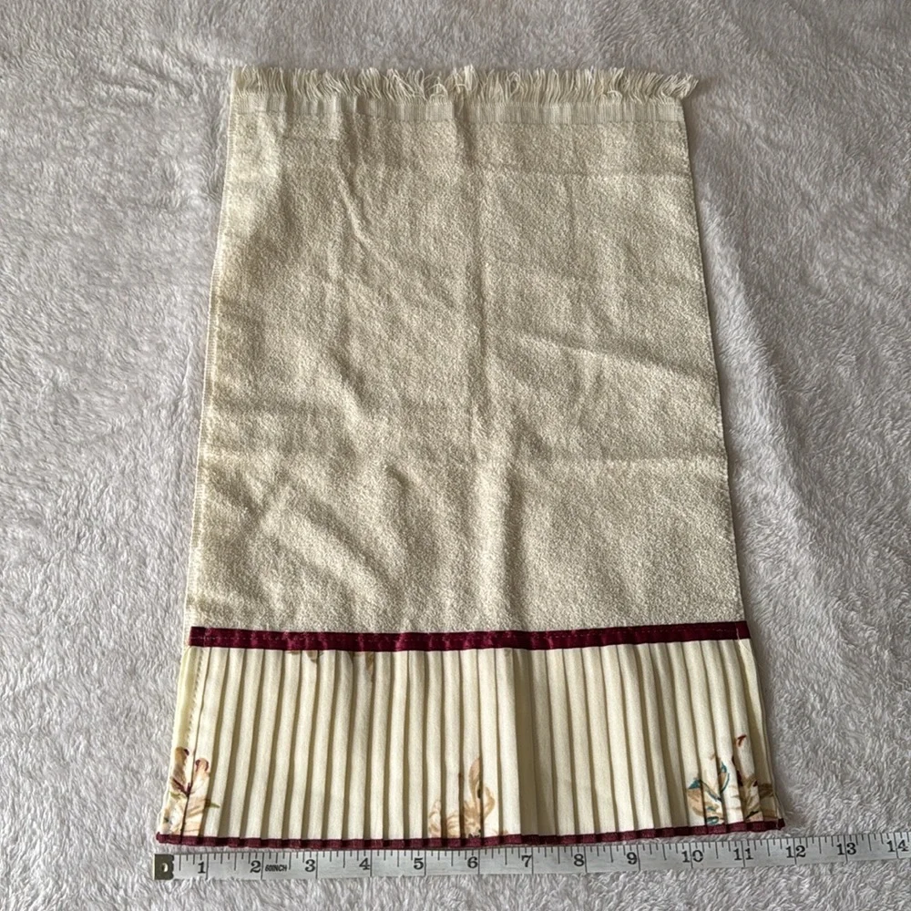 3 piece decorative bath towel set